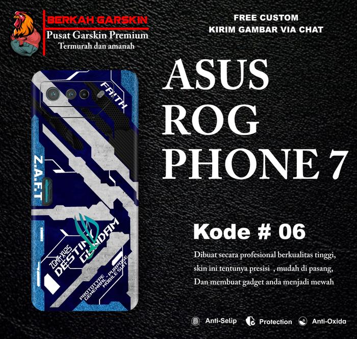 Gambar (Isi 2 Pcs) Garskin Stiker Asus Rog Phone 7 Kode # 01-10 Bisa Request. - Kode # 06 dari Berkahgarskin01 undefined Tokopedia