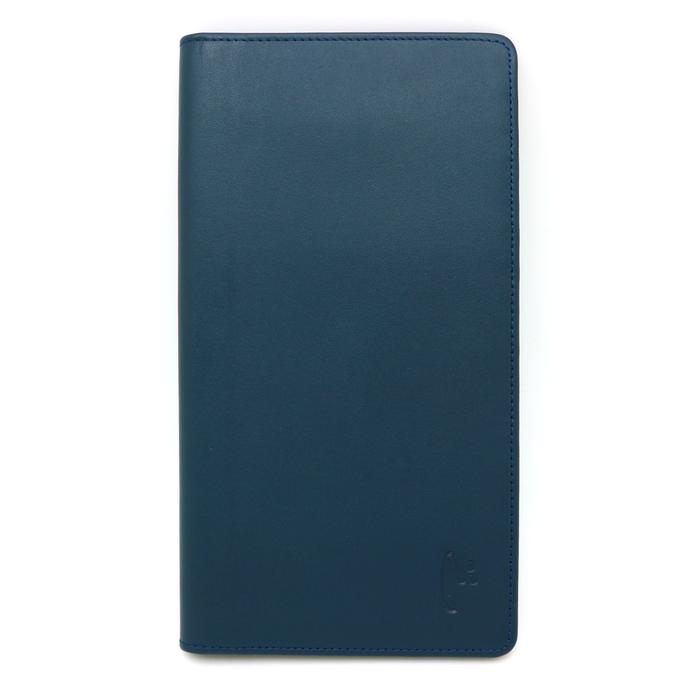 Gambar Dompet Panjang Kulit Asli Branded VERMONT V83 - L004 Original Leather - Navy Nappa dari VERMONT Leather Kota Administrasi Jakarta Utara Tokopedia