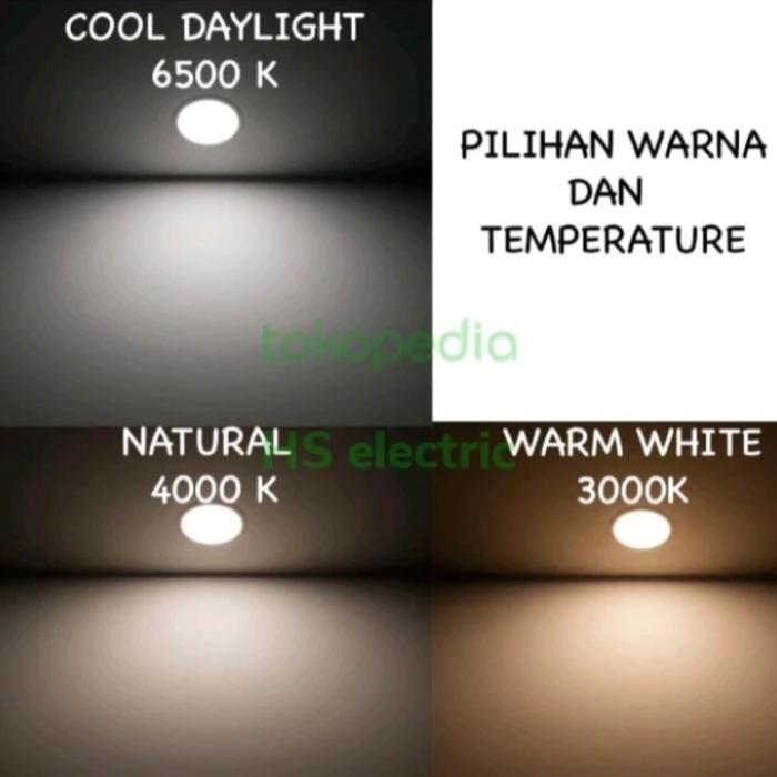 Gambar LAMPU LED PHILIPS DOWNLIGHT PANEL PHILIPS ERIDANI 3,5 WATT - KUNING - Putih dari HS electric undefined Tokopedia