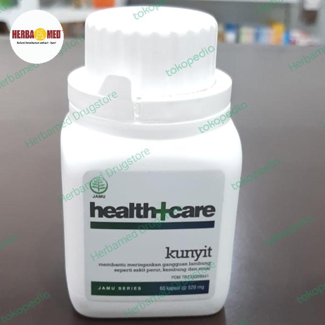 Gambar Healthcare Kunyit Kapsul 60's utk meringankan gangguan pencernaan dari HerbamedDrugstore undefined Tokopedia