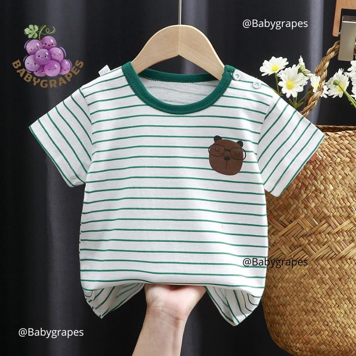Gambar Overall Anak Import / Jumper Anak Import / Baju Kodok Anak Import - Dalaman Hijau, (1) 6-12 bulan dari Goji Baby Stuff undefined Tokopedia