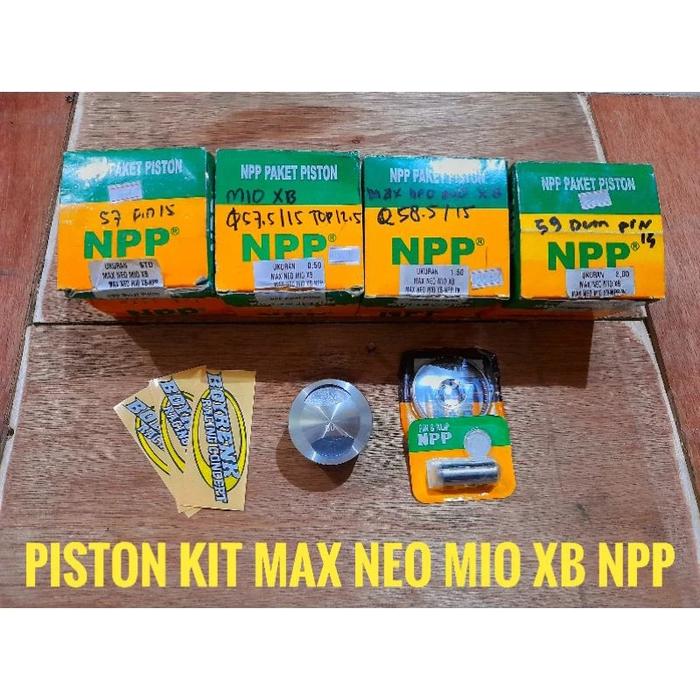 Gambar PISTON KIT MAX NEO MIO XB 150CC PIN 15 NPP - 150(58,5/15) dari BOYRENK PAKIS MALANG undefined Tokopedia