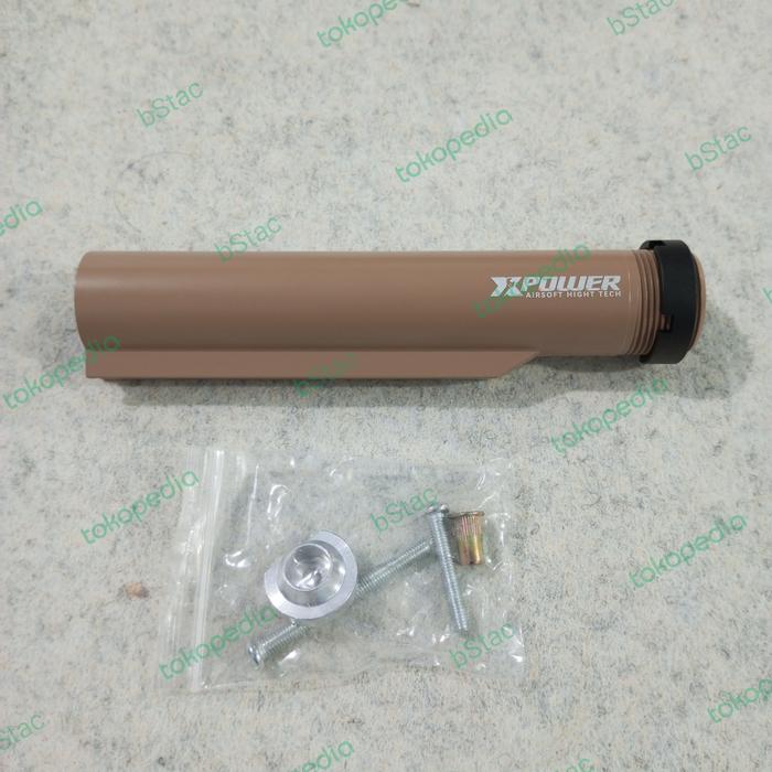 Gambar tabung popor xpower m4 - Tan dari BSTAC undefined Tokopedia