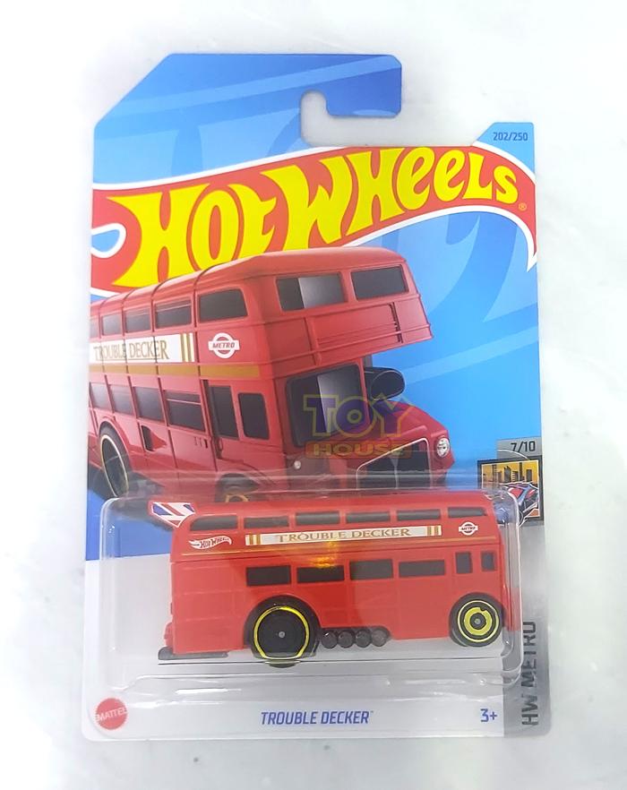 Hot Wheels 2023 #202/250 HW Metro #7/10 Trouble Decker Auto De