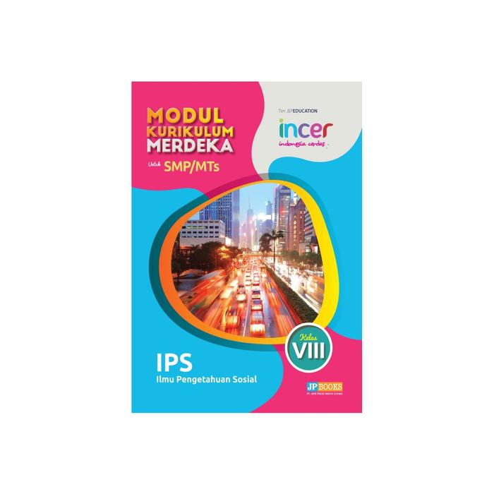 Gambar JP Books – Buku Siswa Sekolah Modul Latihan Soal Kurmer INCER Bahasa Inggris SMP Kelas 8 - Kurikulum Merdeka - IPS dari JP Books Store undefined Tokopedia