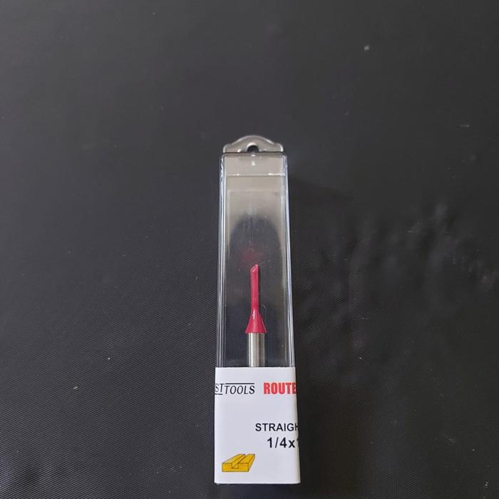 Gambar Mata Bor Profil Kayu Lurus Router Straight Bit 1/4" Besttools - 1/4 x 1/8 dari BESTTOOLS undefined Tokopedia