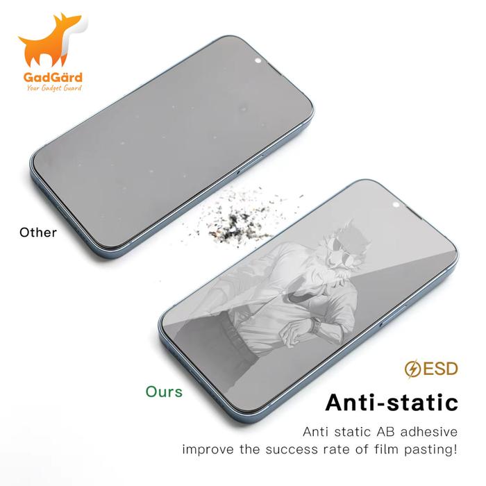 Gambar TEMPERED GLASS iPhone 11 12 13 14 Pro Max Plus X XR XS GADGARD - Clear Glossy, 14 Plus dari Bima Accessories undefined Tokopedia