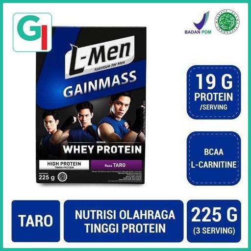 Gambar L-Men Gain Mass Taro 225 gram - Suplemen Penambah Massa Otot Tinggi dari Groceryindo Official undefined Tokopedia