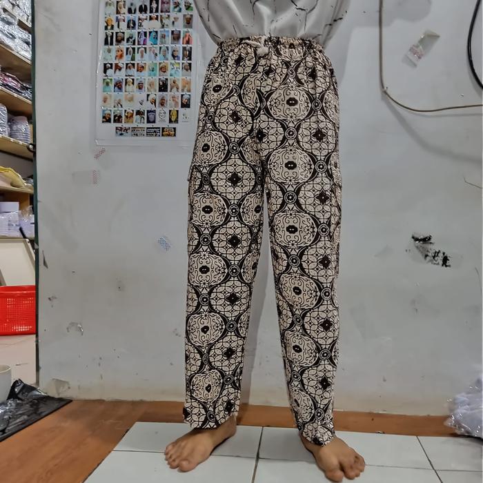 Gambar Celana Batik Pria Celana Batik Dewasa Celana Batik - Putih, 3 dari Uzlahraff undefined Tokopedia