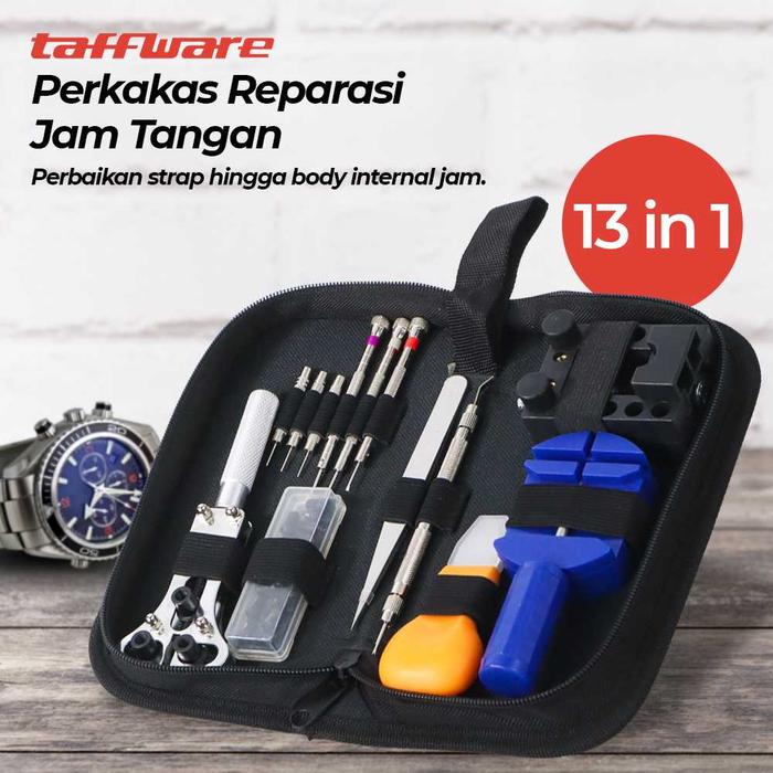 Gambar Tool Kit Set Alat Service Reparasi Jam Tangan / Jackly Watch Repair - Taffware  dari KLIK NIAGA undefined Tokopedia