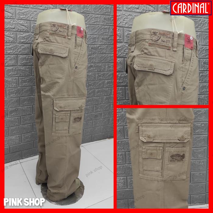 Gambar CARDINAL 100% ORIGINAL size 33-38 / CELANA PANJANG CARGO PRIA CARDINAL - KhakyVanHouten, 33 dari Masterino Jeans undefined 3 Tokopedia