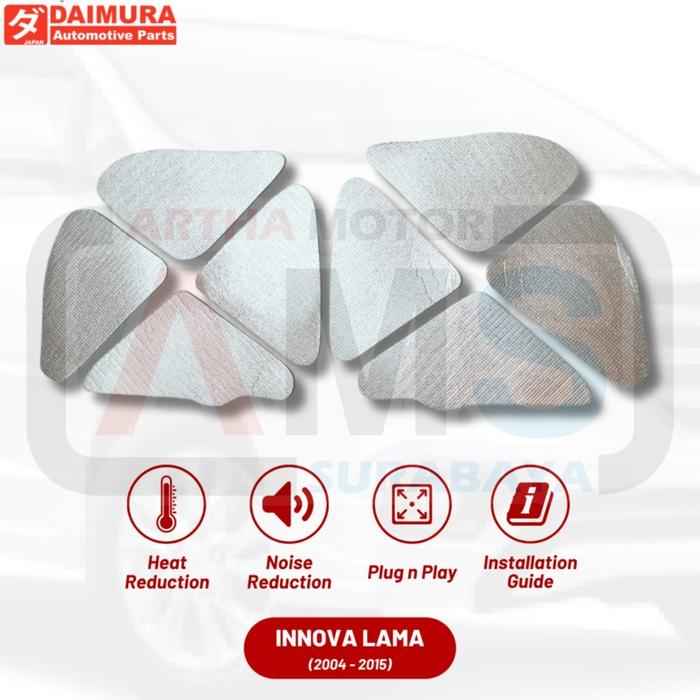 Gambar Peredam Panas Suara Kap Mesin Mobil Innova Lama Full Cutting Pola - Step 1, Tambahan Lem dari ARTHA MOTOR SURABAYA undefined Tokopedia