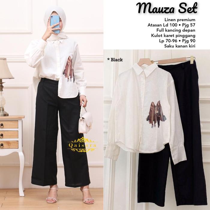Gambar new mauza set setelan celana wanita modis casual terbaru dari ILYASSA SHOP SOLO undefined Tokopedia