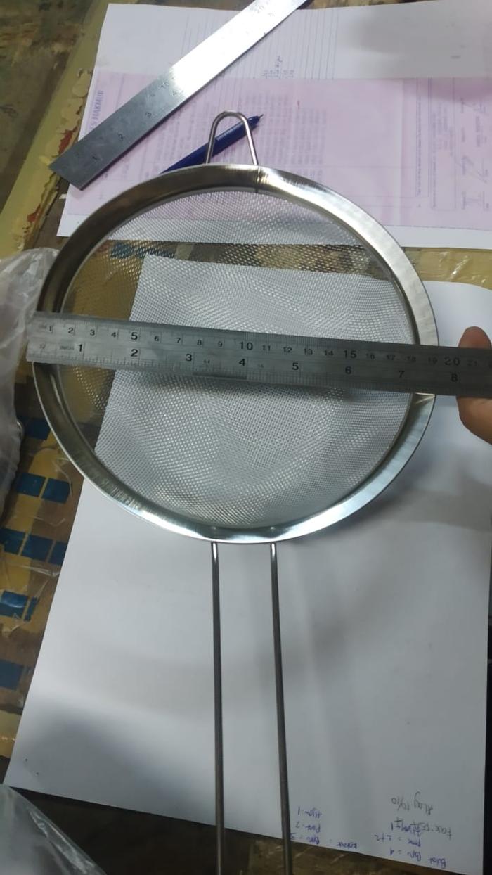 Gambar Saringan Halus Saringan Stainless, Teh, Kopi, Minyak, Tepung Serbaguna - 20 cm dari jaws.acchp undefined Tokopedia