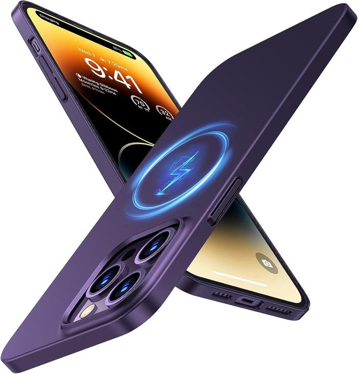 Gambar Case iPhone 14 Pro Max Torras Magsafe Slim Fit Megamag Hard Casing - Purple, 14 Pro Max dari Torras Official undefined Tokopedia