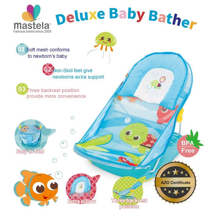 Gambar MASTELA Deluxe Baby Bather _ cahayapelangibpn - blue ocean dari cahayapelangibpn undefined Tokopedia