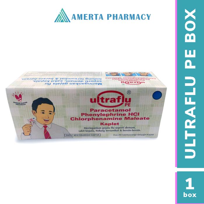 Gambar ULTRAFLU PE Box Isi 25 Strip Obat Flu Demam Sakit Kepala & Batuk dari Amerta Pharmacy undefined Tokopedia