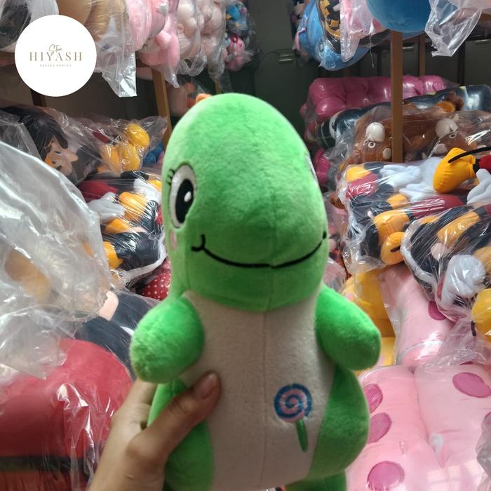 Gambar BONEKA DINOSAURUS 30 cm ANIMAL DINO PLUSH TOYS SUPER SHOFT - Dino Blue dari Faths Negara Boneka undefined 4 Tokopedia