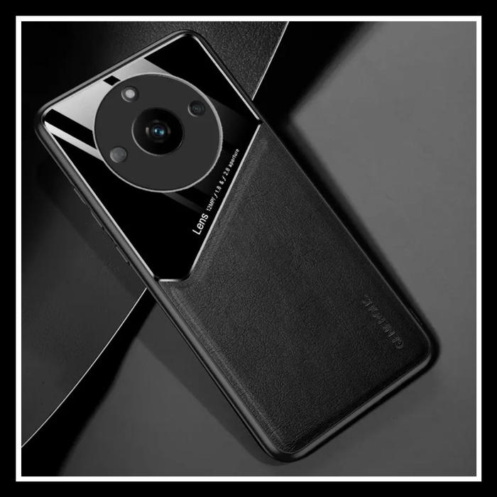 Gambar Realme 11 Pro / Pro Plus 5G Case Generous Leather HardCase Soft Cover - HITAM. , REALME 11 PRO  dari Markas acc 88 undefined Tokopedia