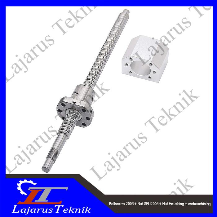 Kit Viti Ricircolo Sfere Vite A Sfera SFU1605 CNCMANS - 350 Mm, Acciaio INOX, Con Supporto BK12/BF12 E Dado DSG16H, Per Macchine CNC Componenti Macchine CNC - 7