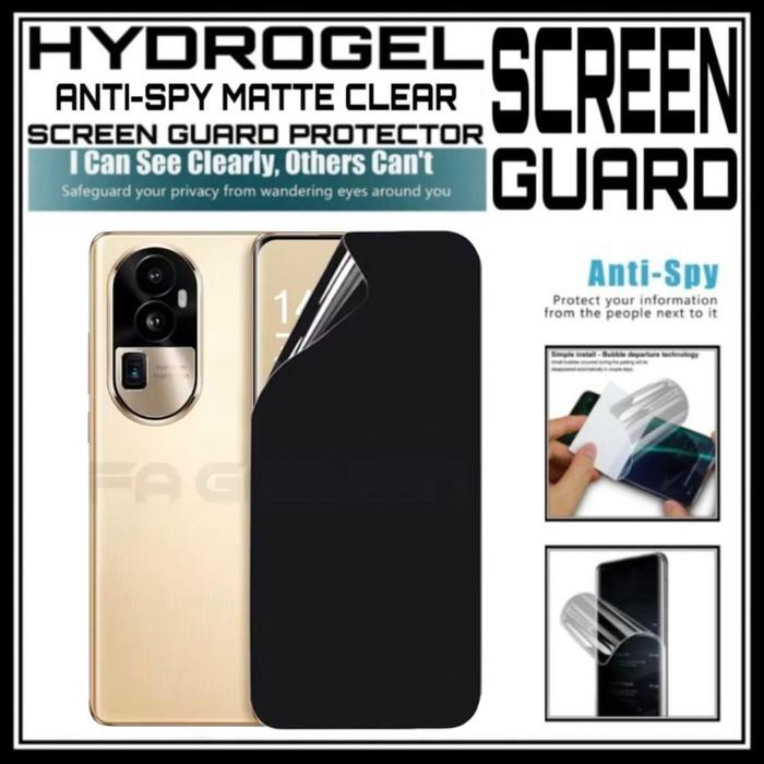 Gambar Oppo Reno 10 5G / Reno10 Pro 5G Hydrogel Spy Matte Clear Screen Guard - SPY-MATTE-FRONT, OPPO RENO 10 dari Original Shop Nillkin undefined Tokopedia