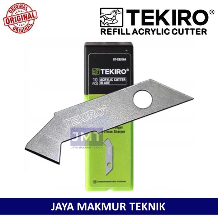 Gambar TEKIRO Pisau Cutter Acrylic dan Refill Cutter Acrylic Pemotong Akrilik - Isi Cutter 10pc dari Jaya Makmur Teknik undefined Tokopedia