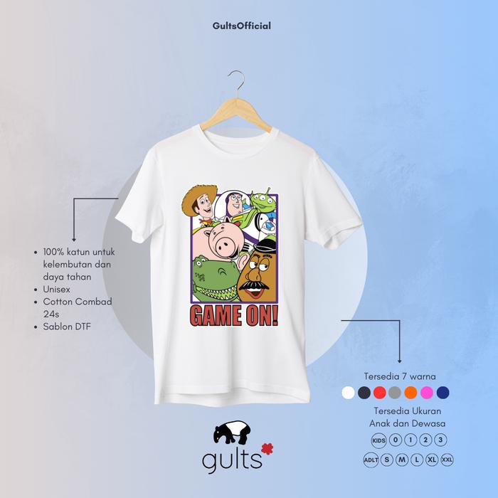 Gambar GLTS/50 Gults Toy Story Game On T-Shirt Anak dan Dewasa - Hitam, 0 dari Gults Official undefined Tokopedia