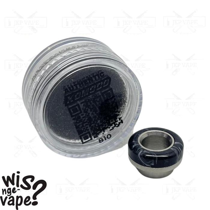 Gambar Komodo Driptip 810 Hybrid Stainless Steel - Komodo Drip Tip - Black White dari JKP Vape Store undefined Tokopedia
