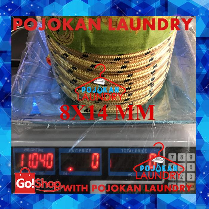 Gambar Selang Setrika Uap Boiler Kuning Hitam/Selang Uap Laundry/Selang Gosok - 8x14mm dari Pojokan Laundry undefined Tokopedia