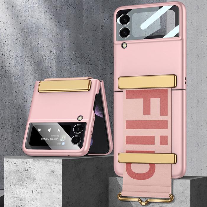 Gambar Myroots Wristband Matte Skin Phone Case For Samsung Z Flip 6 4 Anti-Slip - PINK, SAM Z FLIP 6 dari Myroots store undefined Tokopedia