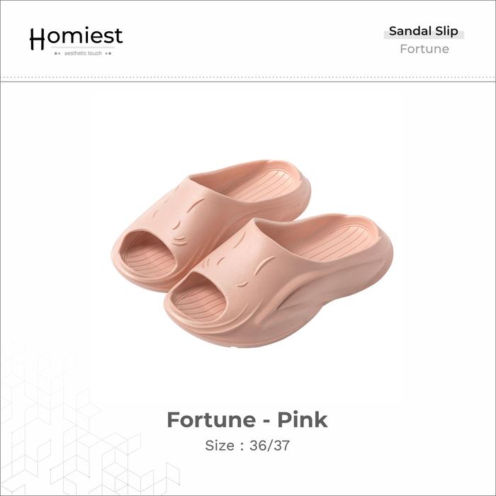Gambar Homiest - Fortune / Sendal Warna-Warni / Sendal Karet / Sendal Lucu - Pink - 36/37 dari Homiest Official Shop undefined Tokopedia
