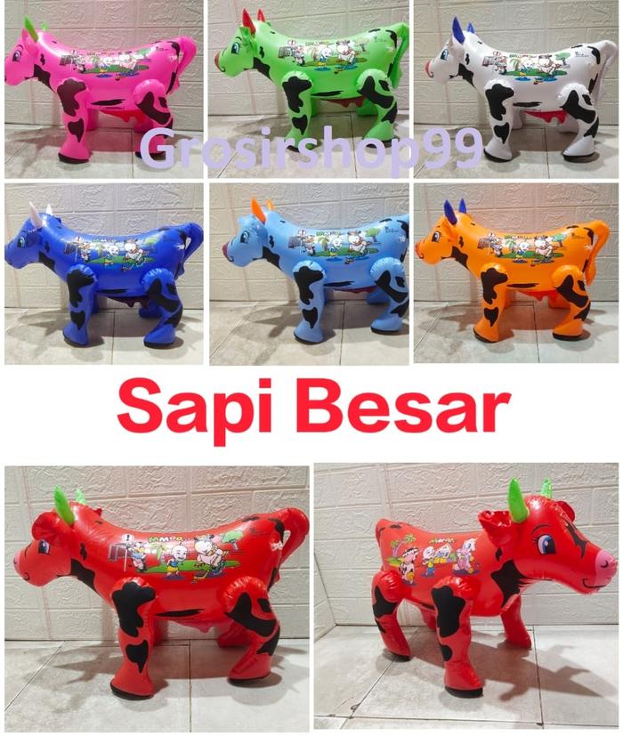 Gambar Mainan Balon Anak Tiupan Boneka Sapi / Kerbau Bahan PVC SNI - sapi besar dari Grosirshop99 undefined Tokopedia