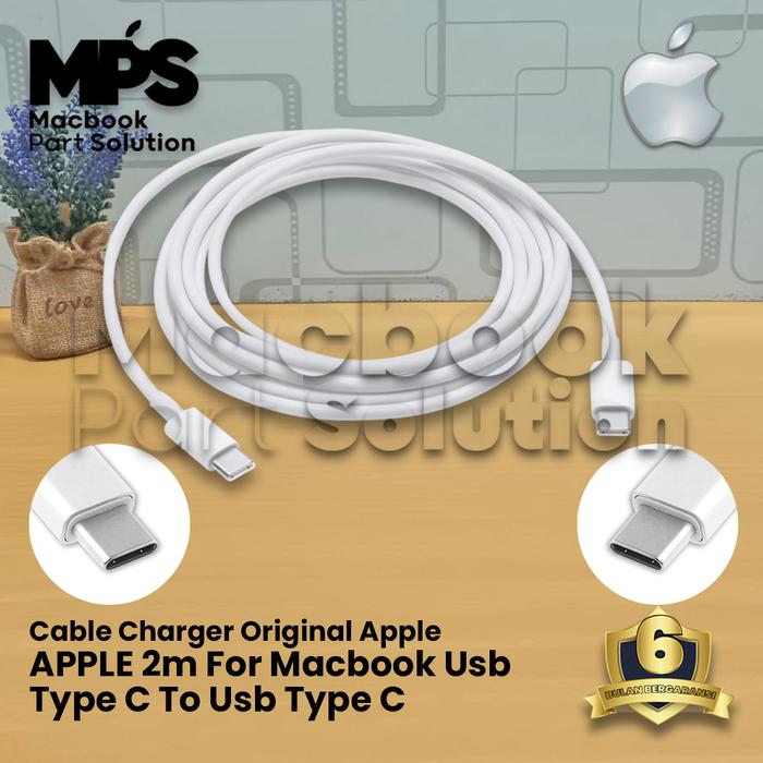 Jual Kabel Charger MagS*fe Type C to C For Macbo*k Air/Pro 2018