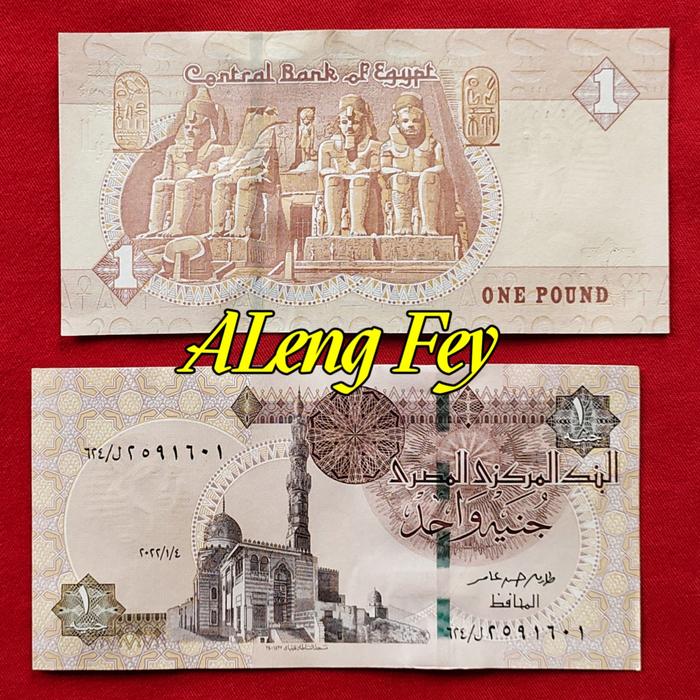 Gambar uang asing Mesir - Egypt 1 pound dari ALeng fey undefined Tokopedia