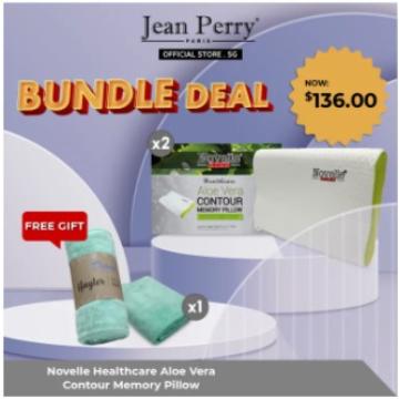 Gambar (F.O.C 007) 2x Novelle Healthcare Contour Aloe Vera Memory Pillow dari Kynns undefined Tokopedia