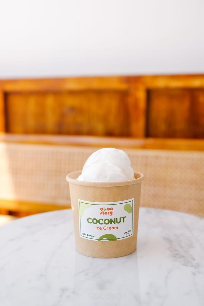 Gambar Coconut Ice Cream / Kelapa - Regular dari Pancake Durian Aroma Medan undefined Tokopedia