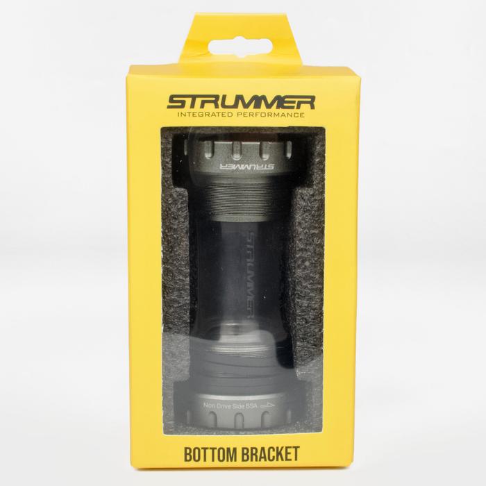 BB Bottom Bracket Strummer BSA 24 MTB/Road Bearing Steel/Ceramic (Box)  Black Steel