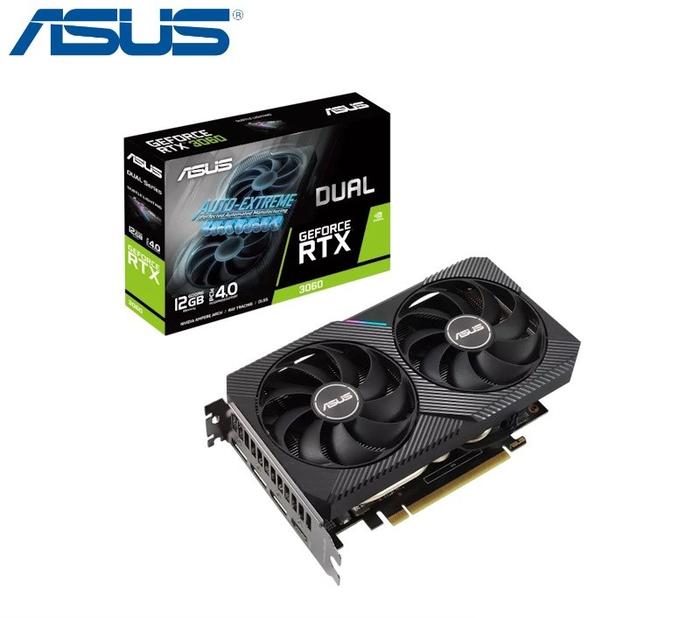 Asus Dual Geforce Rtx 3060 Rtx3060 V2 12gb Gddr6 Dual Fan Vga Nvidia