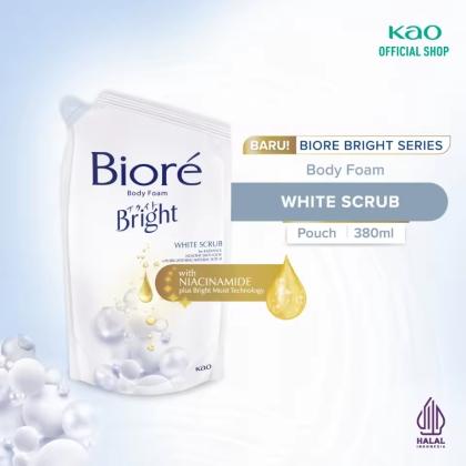 Gambar Biore Body Wash Bright White Scrub - Refill dari Mermaid123shop undefined Tokopedia