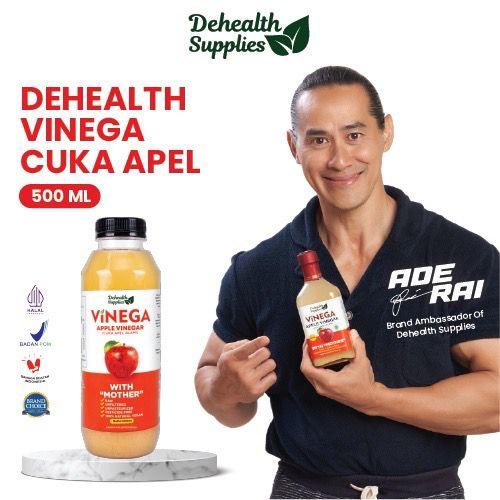 Gambar Dehealth supplies 1L - finega / vinega apple cider vinegar with mother - cuka sari apel nanas original asli murni alami organik halal untuk kesehatan - Apel, 250ml plastik dari healthy peeps undefined Tokopedia