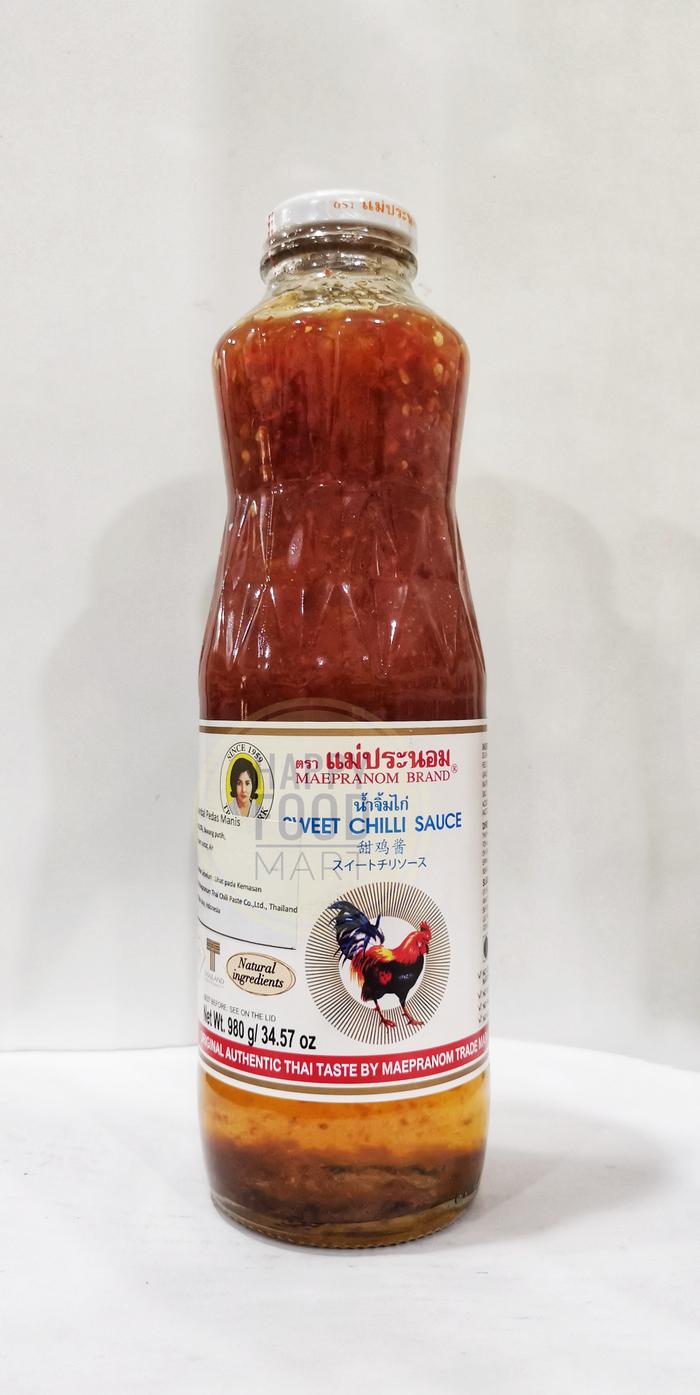 Gambar MAEPRANOM BRAND SWEET CHILLI SAUCE 980G/SAMBEL THAILAND BANGKOK AYAM - BIASA 980G dari happy food mart undefined Tokopedia