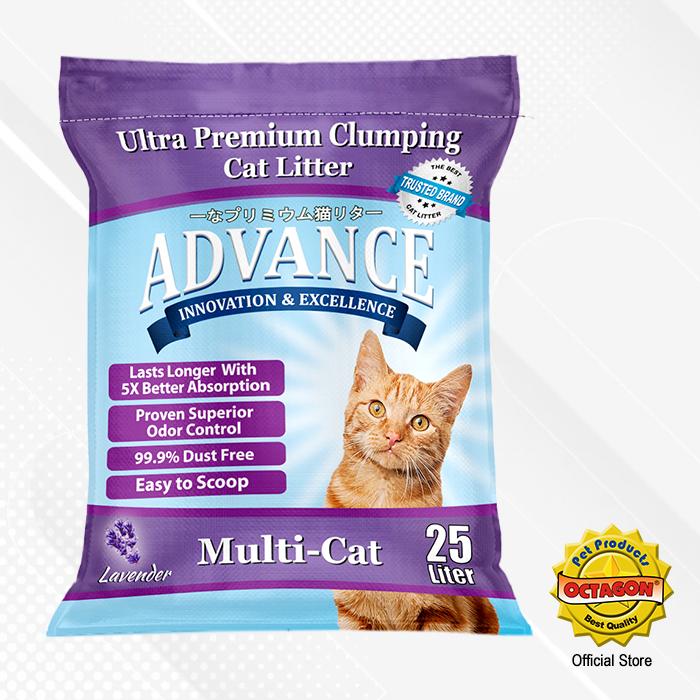 Gambar Pasir Kucing Advance | Pasir Kucing Premium ukuran 5,5L / 10L / 25L - lavender, 10l dari Octagon Pet Indonesia undefined Tokopedia
