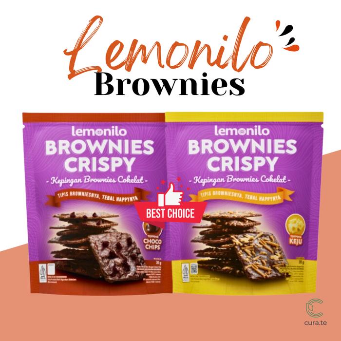 Gambar LEMONILO BROWNIES CRISPY RASA CHOCOCHIPS & KEJU | CEMILAN DIET SEHAT dari Curate undefined Tokopedia