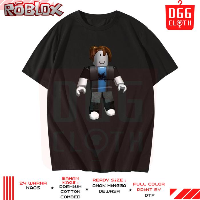 Gambar BAJU KAOS ROBLOX - TSHIRT ROBLOX - Game Roblox - Kaos Baju Anak - Hitam, Anak 2/4/6/10 dari DGG CLOTHING undefined Tokopedia