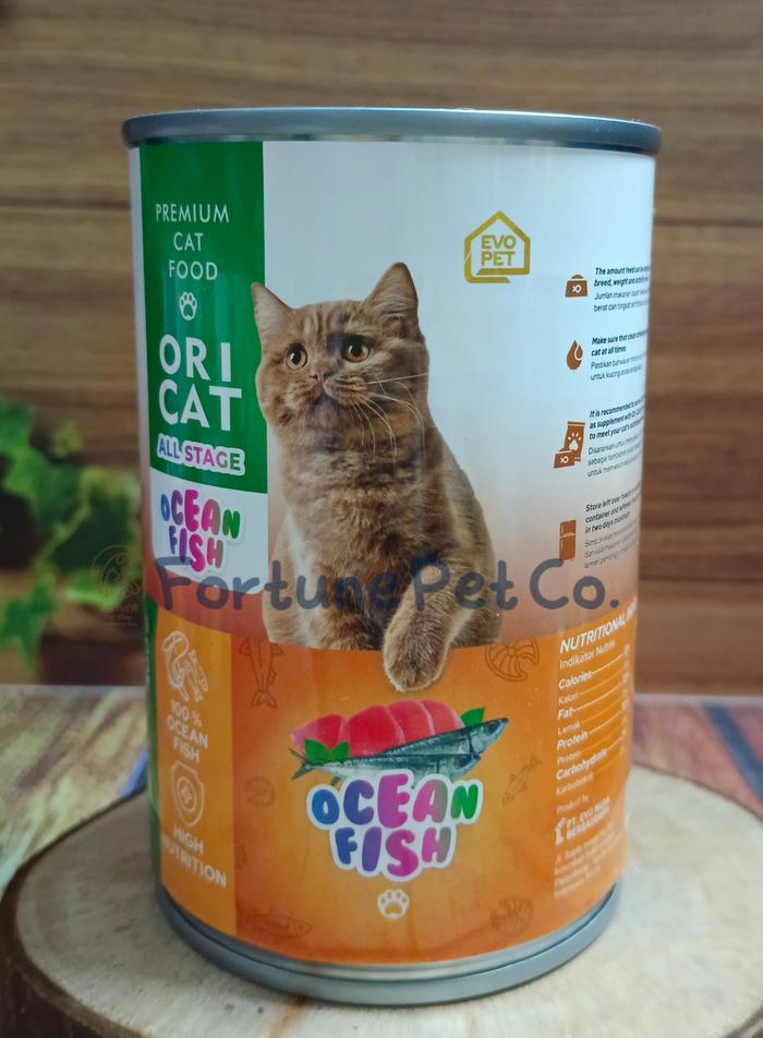 Gambar Ori Cat Kaleng (1 Dus) (Instant/Sameday) -Makanan Kucing Basah Oricat - Ocean Fish dari Fortune Petshop Senen undefined Tokopedia