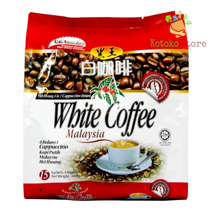 Gambar Hei Hwang White Coffee Malaysia No Sugar 2in1 450gr - 3 in 1 Coffee dari Kotoko Store undefined 2 Tokopedia
