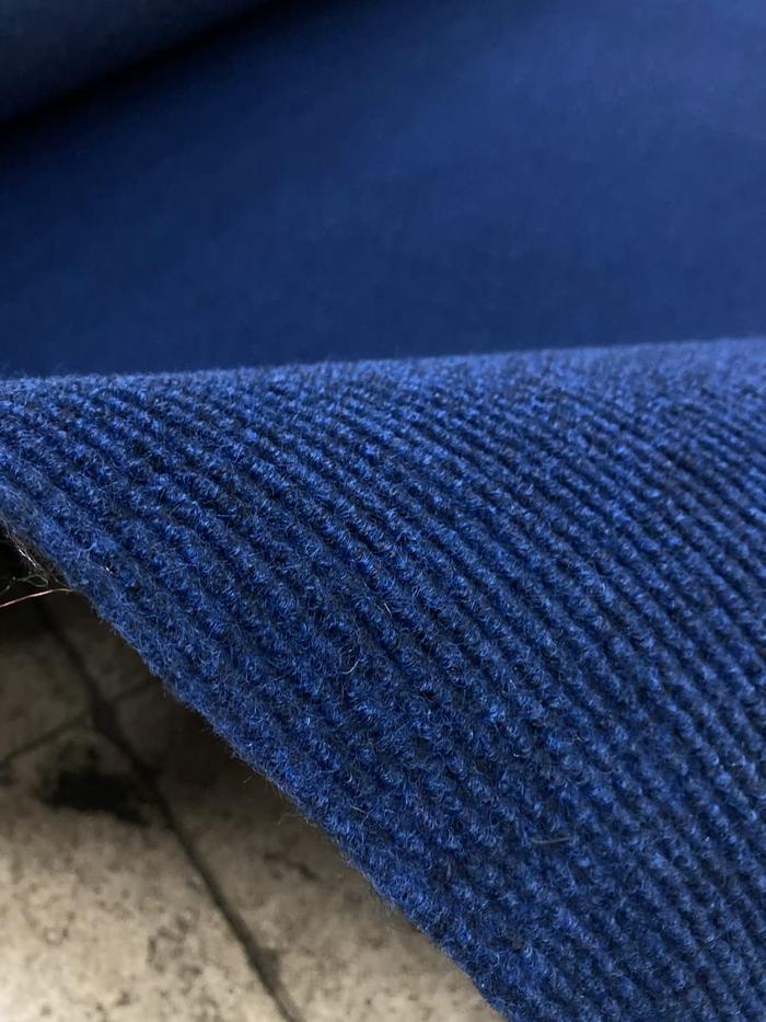 Gambar Karpet Bludru Salur Meteran  Ukuran 50 cm x 200 cm - CAPADOC - PREMIUM NAVY dari Martha Karpet Indonesia undefined Tokopedia