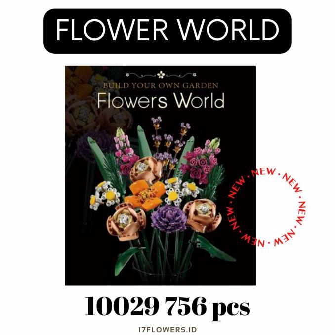 Gambar terbaru FLOWER BOUQUET LEGO LOOKALIKE 754 PCS HADIAH PACAR - green sunflower dari RapopoJKT undefined Tokopedia