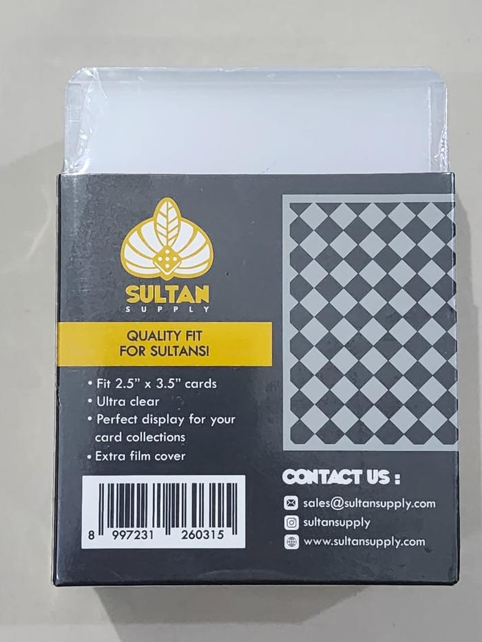 Sultan Pt Jual Sultan 35 pt Clear Premium Toploader 3x4 with Peel-off Cover ...