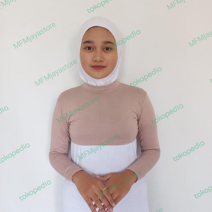 Gambar Manset India Inner Setengah Badan Manset Crop Top Lengan Panjang - Milo, Jumbo dari FatinahStore24 undefined Tokopedia
